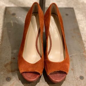 Franco Sarto Wedge Peeptoes